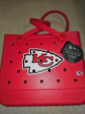 BABY BOGG BAG Kansas City Chiefs Red and White Logo Tote